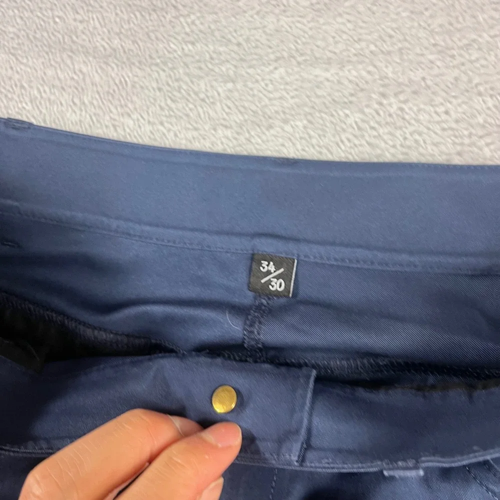 Public Rec All Day Every Day 5-Pocket Pants Navy Blue Mens 34x30 Travel Chino